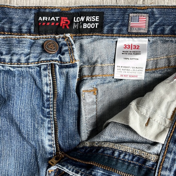 Ariat Other - Ariat FR Men’s Jeans Size: 33 X 31 LOW RISE M4 BOOT Color: Blue